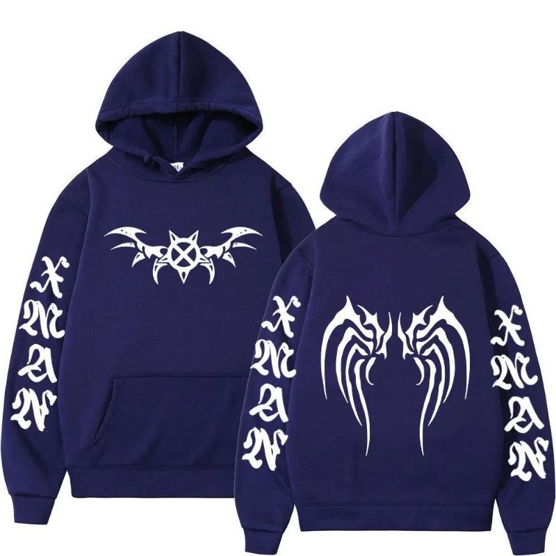 Rapper  Carson X Wing Hoodies Men Women Sweatshirt Print Unisex Hip Hop Style Autumn Winter Fashion Tops Clothes Male