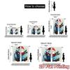 2pcs  Curtains Cute Snowman Coffee Mug Christmas Contemporary Popular Curtains Prints Light Filtering Curtains Thermal