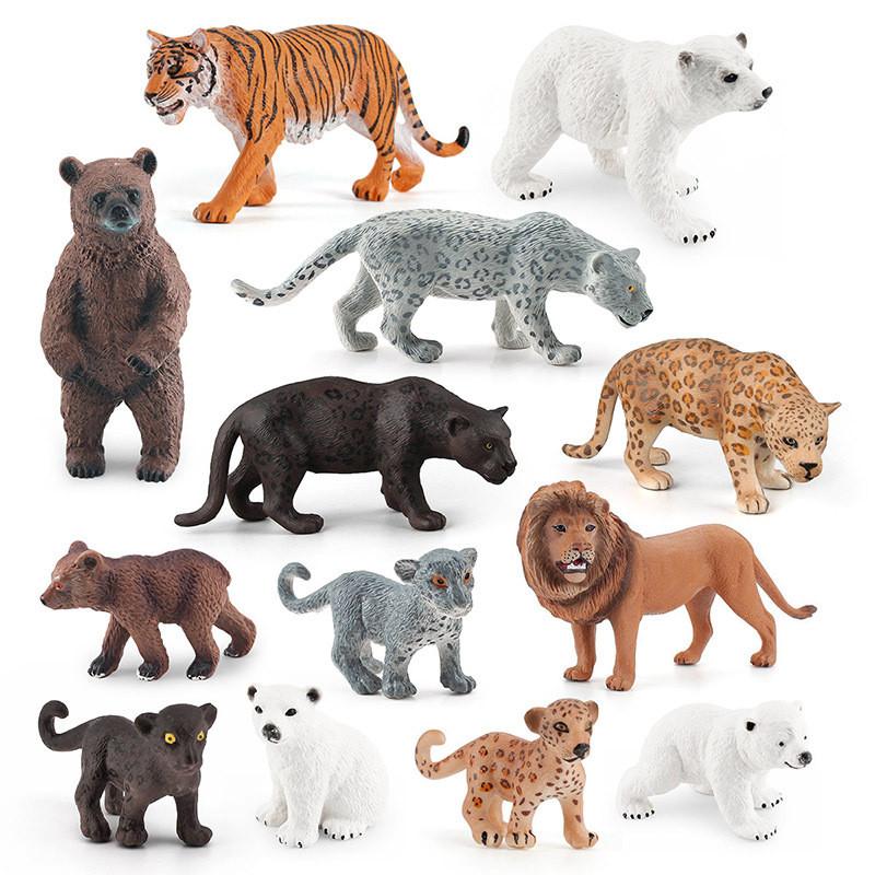 Wildlife Animal Pvc Static Models For Home Decor Gift For Nature Enthusiasts