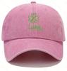 Lucky Clover Washed Baseball For Men Women Couple HatCap Adjustable Unisex Vintage Dad Hat UV Protection Sun Hat