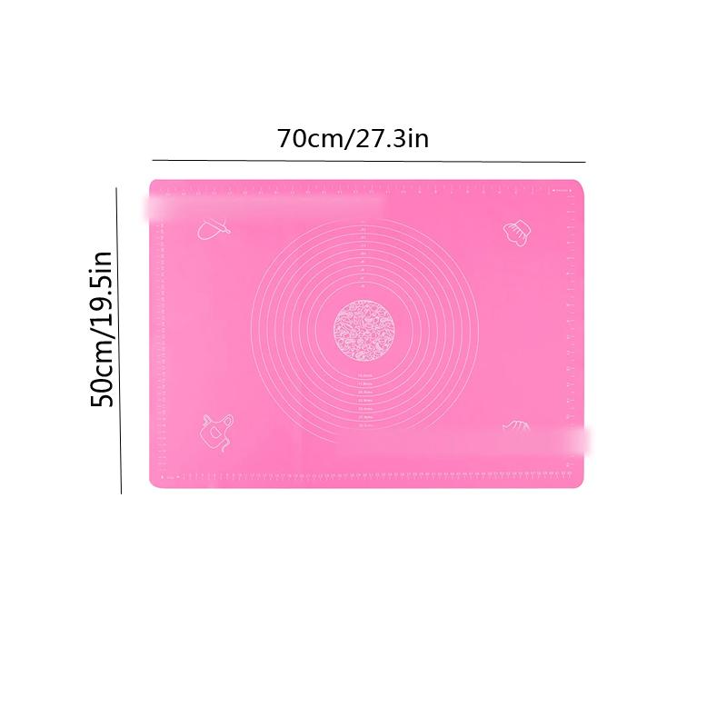 Silicone Baking Mat Thicken Pizza Dough Maker Pastry Kitchen Gadgets Cooking Tools Utensils Bakeware Kneading Accessories