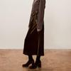 Less 2024 Autumn Slim-Fit Mid-Length Skirt