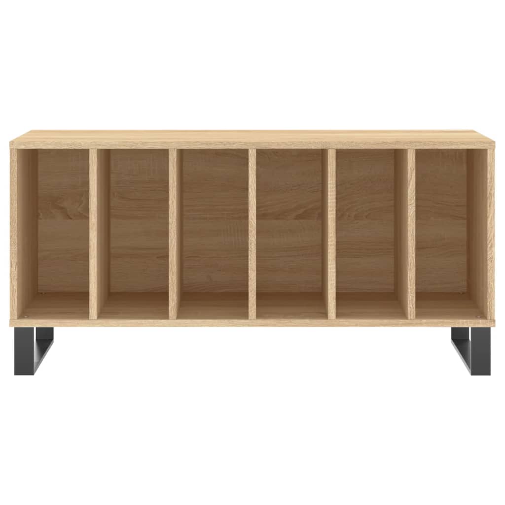 Record Cabinet in Sonoma Oak Finish 100 x 38 x 48 cm Engineered Wood