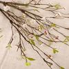 Chinese Style Artificial Plum Blossom Branch Elegant Plastic Simulation Silk Plums Blossom Handmade Realistic Fake Flower