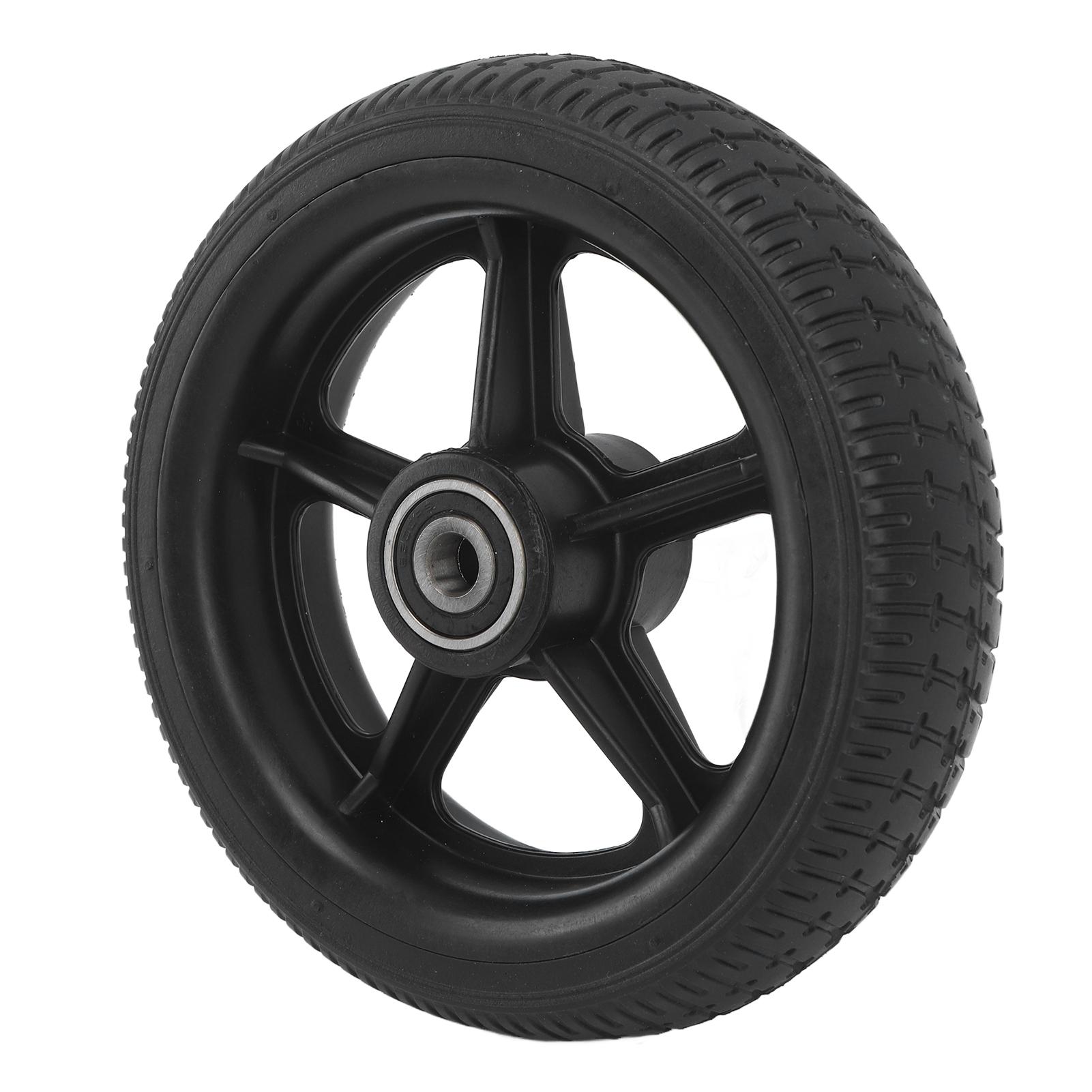 6.5 Inch Electric Scooter Solid Tire Rubber Anti Slip Explosion Proof Electric Scooter Wheel with Hub Scooter Replacement Wheel чёрный