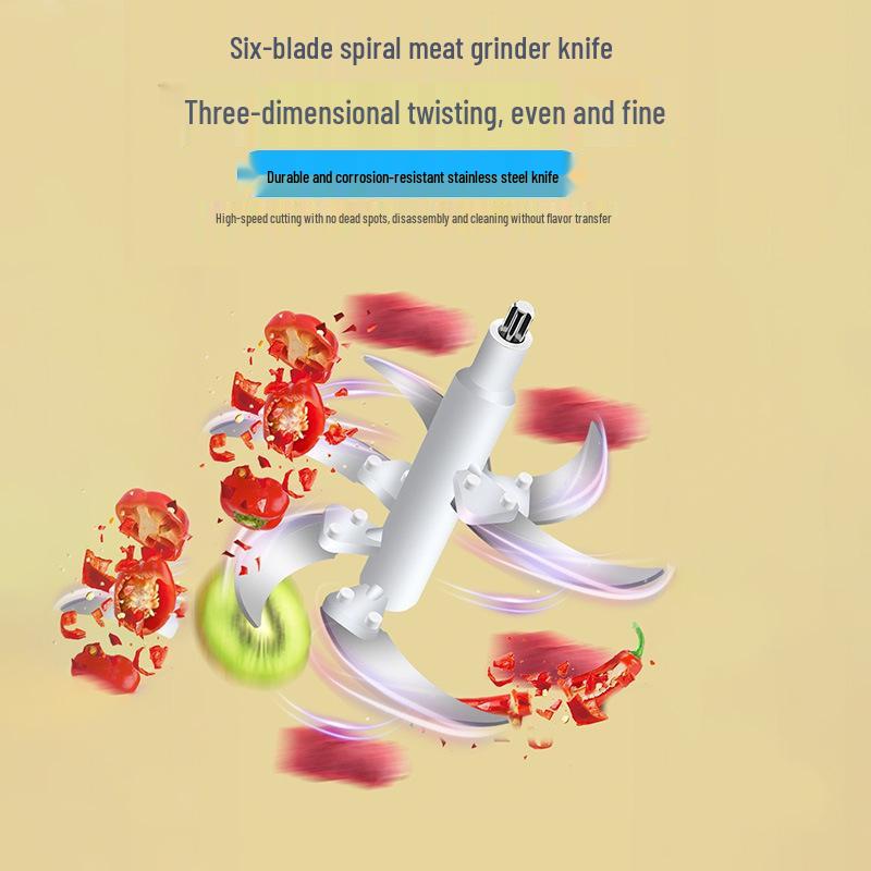 Seven-Speed Stainless Steel Multifunctional Meat and Vegetable Chopper