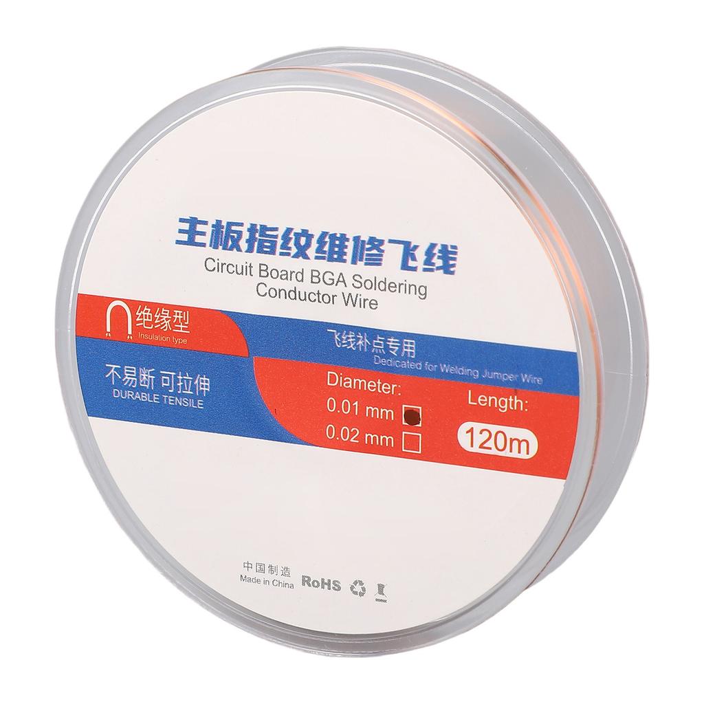 Phone Chip Conduction Wire 120m Insulated Cell Phone Motherboard Fingerprint   Wire