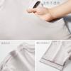 New Loose Pure Cotton Short-sleeved T-shirt Regular Shoulder Round Neck Tops Solid Color Versatile Short-sleeved Bottoming Shirt