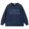 Mucmukn Jungen Amerikanisches Preppy Vintage Print Lockeres Sweatshirt