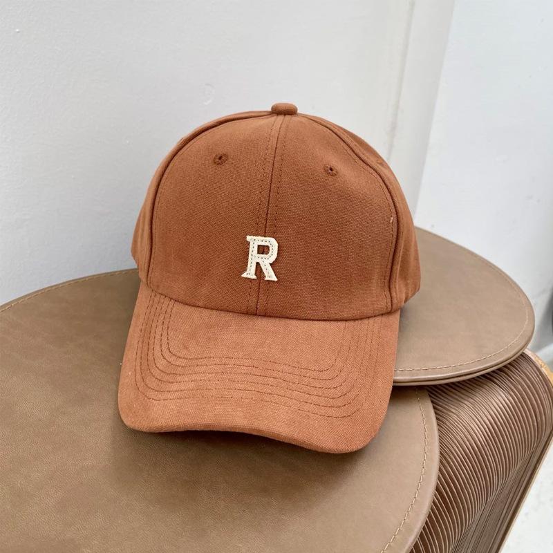 Women's spring hat R word casual couple cap summer fashion versatile outdoor shade men's baseball cap