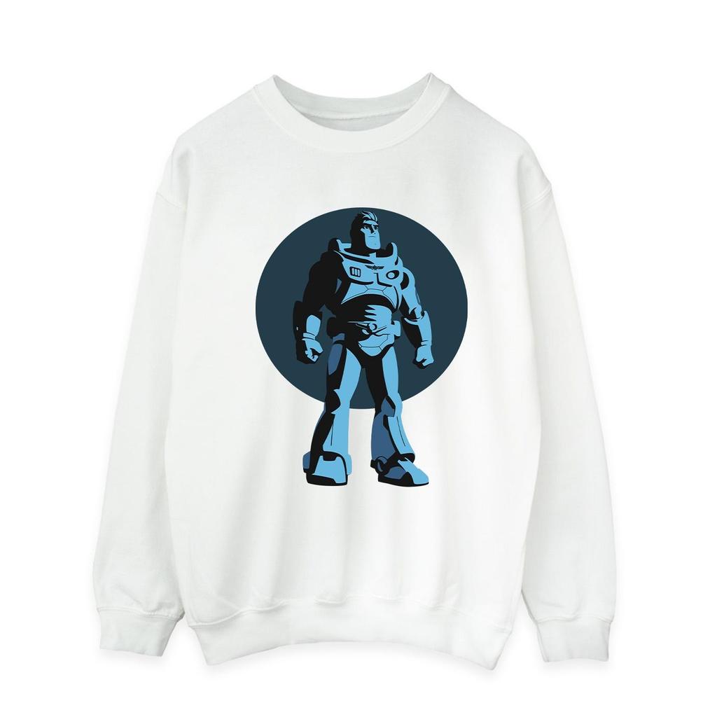 Disney Mens Lightyear Buzz Standing Circle Sweatshirt