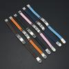 Braccialetto in Pelle Intrecciata per Uomo e Donna con Chiusura Regolabile in Acciaio Inossidabile 12 Opzioni di Colore Leggero Unisex Braccialetto da Polso alla Moda