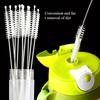 Straw Cleaner Brush 7.7inch,Pipe Cleaners,Straw Brush for Sippy Cup,Water Bottle and Tubes, Drinking Straw Cleaning Brush 10 Set