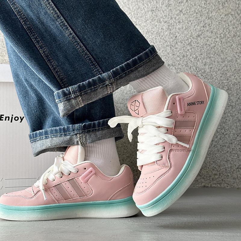 Street Pink Sneakers Unisex Mode Lässig Schnürschuhe Skateboard Schuhe Herren Klassisch Outdoor Damen Skate Schuhe zapatillas de hombre
