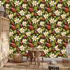 Ladybugs Wallpaper Yellow and Ochre for Living Room and Bedroom 50x1000