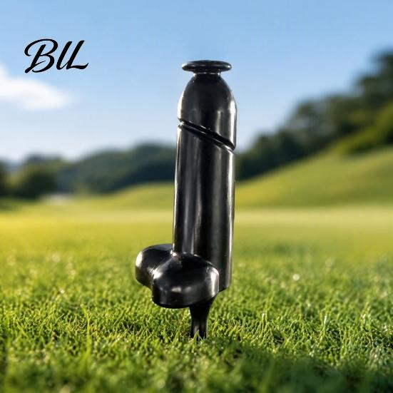 Golf Gag Props Funny Plastic Tee, Ball Holder, Training Tee for Equipment Indoor Outdoor Driving Range, Humorous Gift Men Women Golfer Golfing