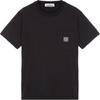 Ss23 Badge Pattern Printed Crew Neck Short Sleeve T-Shirt Men Tops Black 101521957-A0029