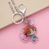 17Pcs Anime Figures Bungo Stray Dogs Acrylic Car Keychain Cute Backpack Pendant Bag Charms Accessories Decoration Holiday Gifts