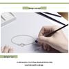 Yinziyun S925 Silver Bracelet for Women - Eternal Love Korean Style, Simple, Fashionable, DIY Basic Design (Model SCB105)