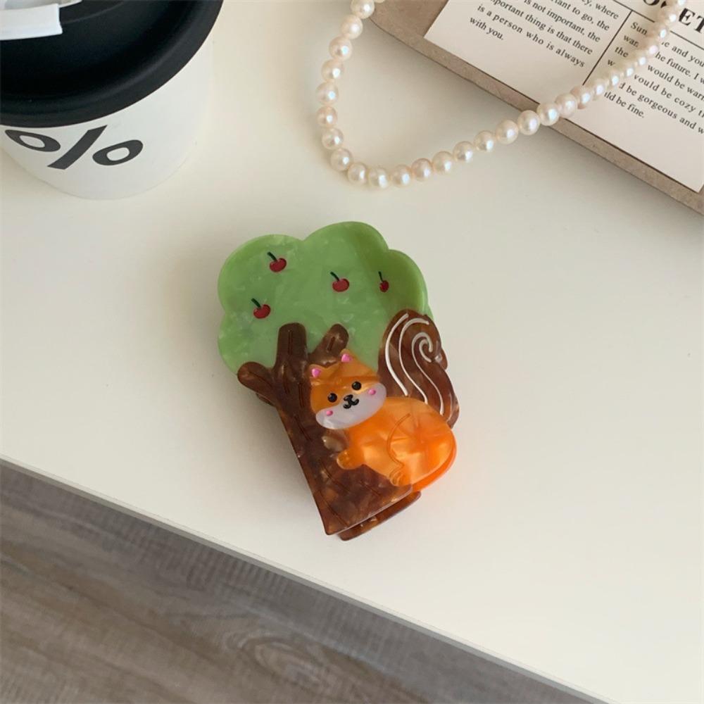 Creative Animal Hair Clip Cartoon Bird Shark Clip Creative Acetate Hair Claw Travel