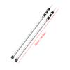2× Tent Pole Telescopic Adjustable Tarp Poles for Camping Canopy Awning Shelter Aluminum Alloy High Wind Resistance, Flexible