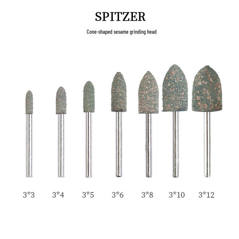 Sesam-Polierkopf für elektrische Schleifmaschinen: Jade Stein Gummi Schleifscheibe