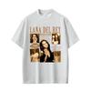 Sängerin Lana Del Rey Ultraviolence Brooklyn Baby Print T-Shirt Herren Damen Mode Popmusik T-Shirts Unisex Lässige Baumwoll-T-Shirts