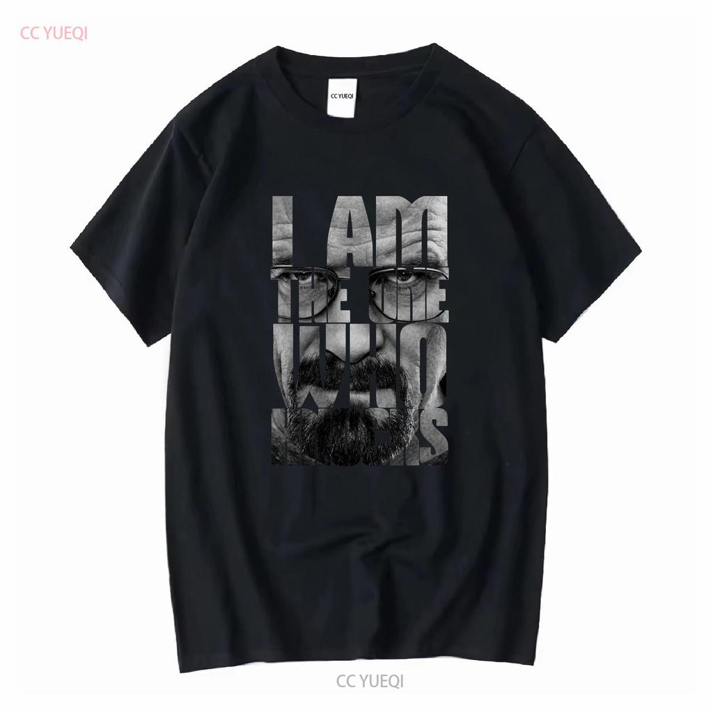 I AM THE ONE WHO KNOCKS WOMAN T SHIRT Breaking Heisenberg Walter Bad White vintage Washed Slightly homme streetwear fashion