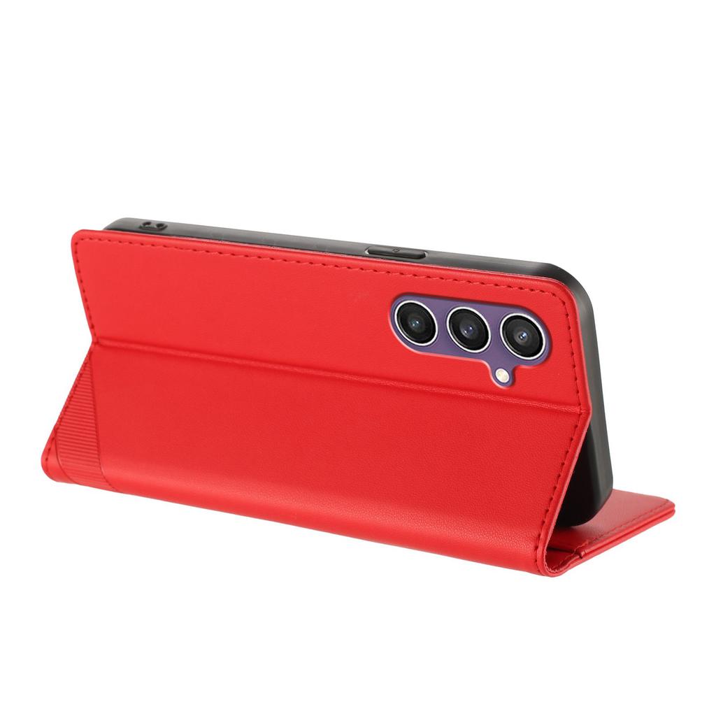 For Samsung Galaxy S23 FE Phone Cases Punk Style Imprinted Wallet Stand Leather Cover