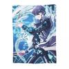 Blue-Eyes White Dragon Japanese Anime Yu-Gi-Oh Blankets Soft Warm Flannel Throw Blanket Cover for Bed Living room Home Sofa
