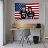 1pc JJake And JJohnnie Flag Funny Tapestry  for Home Party Decoration Birthday Gifts