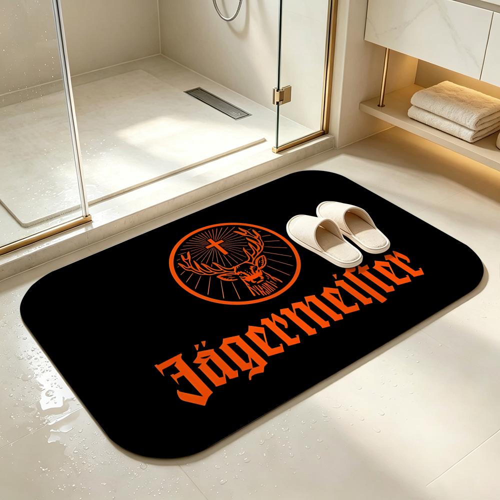 Tappetino per pavimenti, Tappeto per camera da letto, Tappetino per piedi da bagno, Zerbino, Antiscivolo, Assorbente, Multiuso, Marca-Jagerm-eisterS