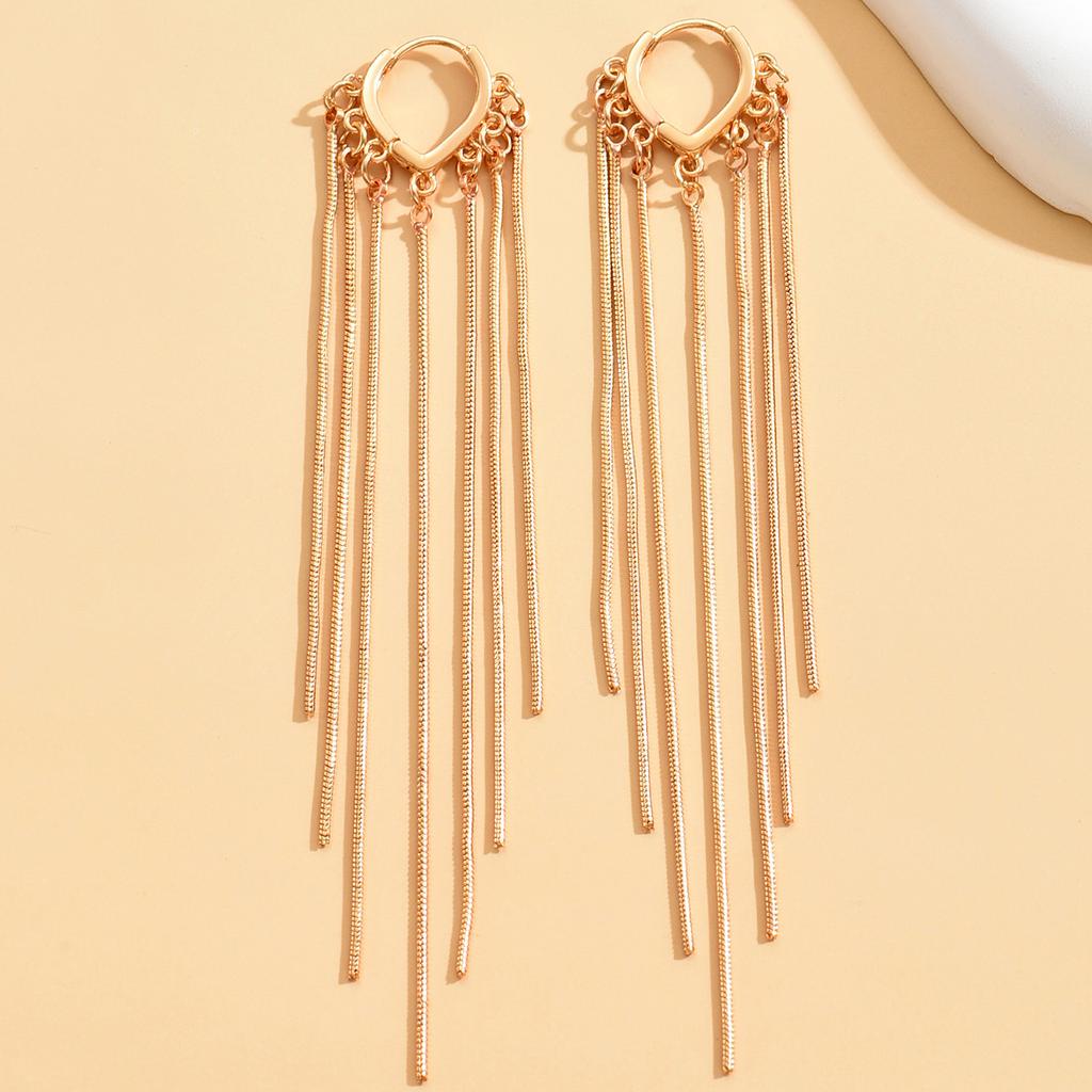2PC Women's Fashion Retro Bohemian Style Tassel Earrings Outdoor Travel Carnival Party Holiday Dressing Gifts