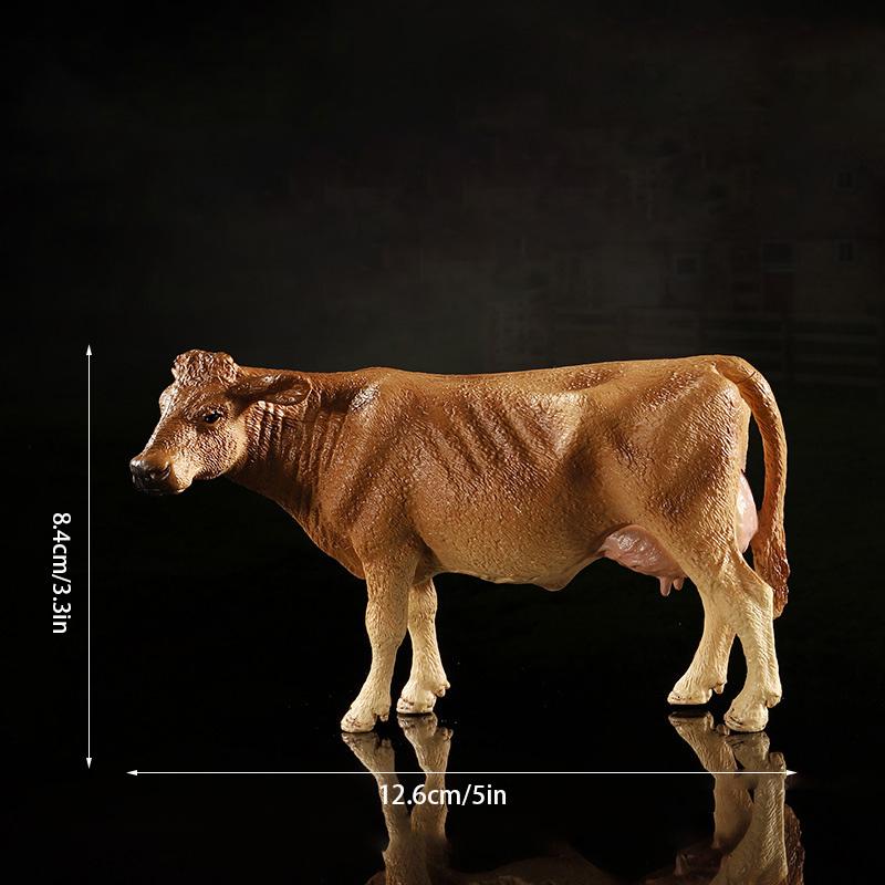 Realistic Animal Model Simulated Poultry Figurines Miniatures Mini Farm Dog Duck Cock Models Ornaments For Children Kids Gifts