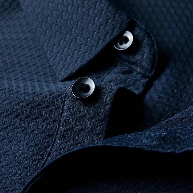 Ice Silk Summer Mens Short Sleeve Polo Shirt Cool T Shirt for Men Breathable Solid Polo Shirt Lightweight Lapel T Shirt Men