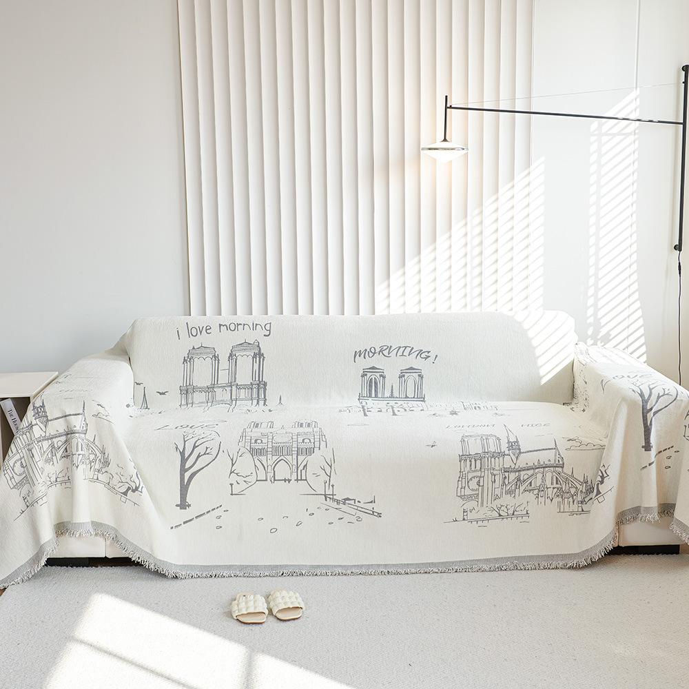 Four Seasons Universal Chenille Helenbergh Sofa Towel All-inclusive Sofa Cover Dust Cover — фото 5