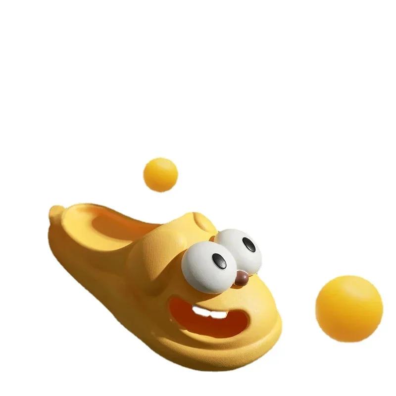Fashion Funny Cartoon Dog Slippers Women Summer  New Hollow Out Thick Sole Anti-slip PVC Slippers Shoes for Women Zapatos De Mujer