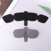 Sonnenbrillenhalter für Auto-Sonnenblende Magnetischer Wildleder-Clip für Sonnenbrillen Ticket Doppelclip Auto Innenraum Aufbewahrungszubehör