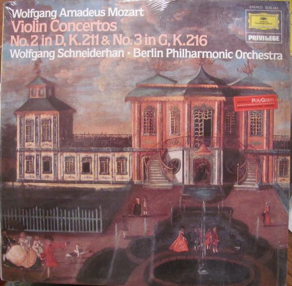LP Record WOLFGANG AMADEUS MOZART - WOLFGANG  - Violinkonzerte Nr. 2 D-Dur KV 211 / 2535443 Deutsche Grammo Germany Classical Used