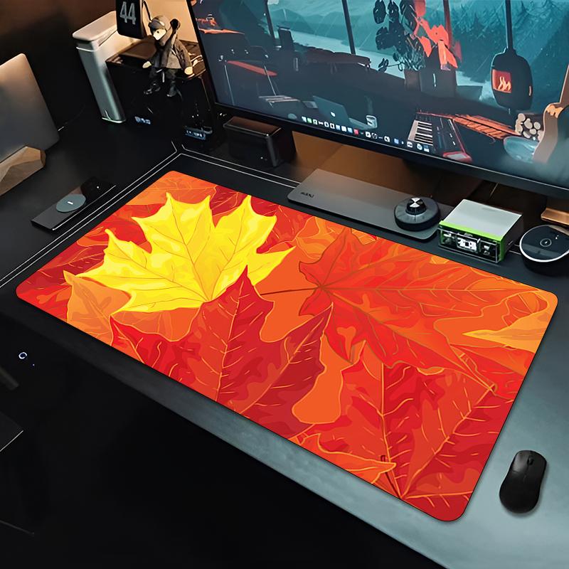 Green Tropical Plants Desk Mat Mousepad Computer Deskmat 300x800 Mouse Pad Kawaii Office Accessories Pc Table Rug Xxl Mouse Mats