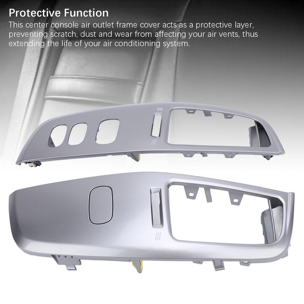 1 Pair Dash Air Vent Trim Panel Left Hand Drive Stylish Look Protective Center Console Air Outlet