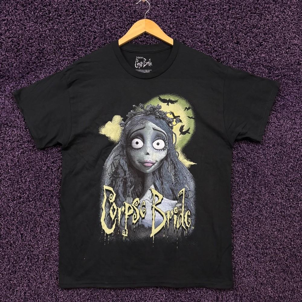 Corpse Bride Emily Portrait TShirt Size Large Unisex T-Shirt S