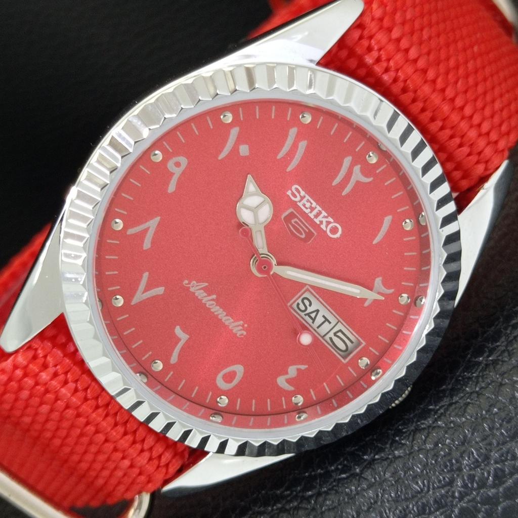 

AUTOMATIC VINTAGE REFURBISHED SEIKO 5 JAPAN 6309A MENS ARABIC WATCH a441428-5 Sk-a441428