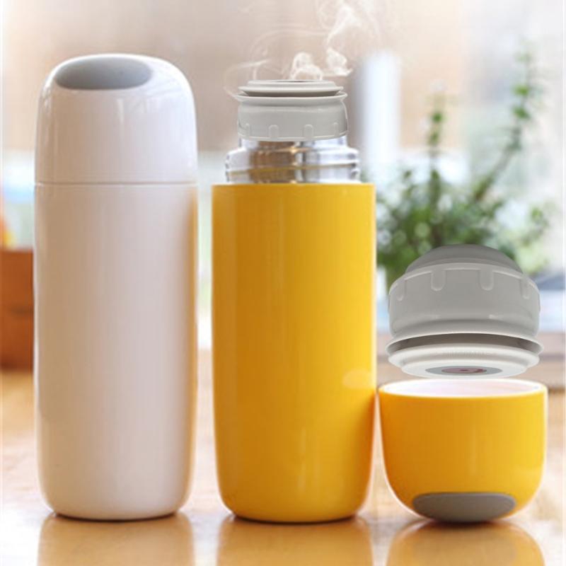 Cover Wide Mouth Vacuum Flask Lid Drinking Hot Water Bottle Sealed Inner Lid Leakproof Insulated Cup Stopper