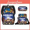 Roblox Kids Backpack Set With Lightweight Oxford Fabric For School And Study Use