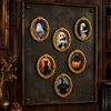 Refrigerator Magnet Set 1/6Pcs Halloween Retro Frame Magnet, Wooden Fridge Kitchen Appliance Accessories Decoration, Memo Note Holder for Holiday