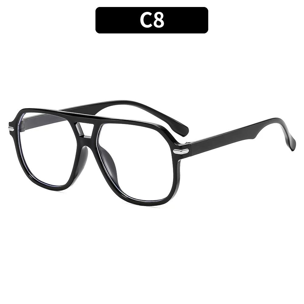 Oversized Square Sunglasses Vintage Double Bridge Sun Glasses Women Trendy Luxury Brand Design Outdoor Shades Uv400 Eyeglasses