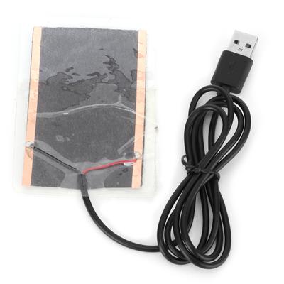 Pellicola Riscaldante USB Fibra di Carbonio Riscaldatore Resistente alla Piegatura Adatto per Rettili Guanti