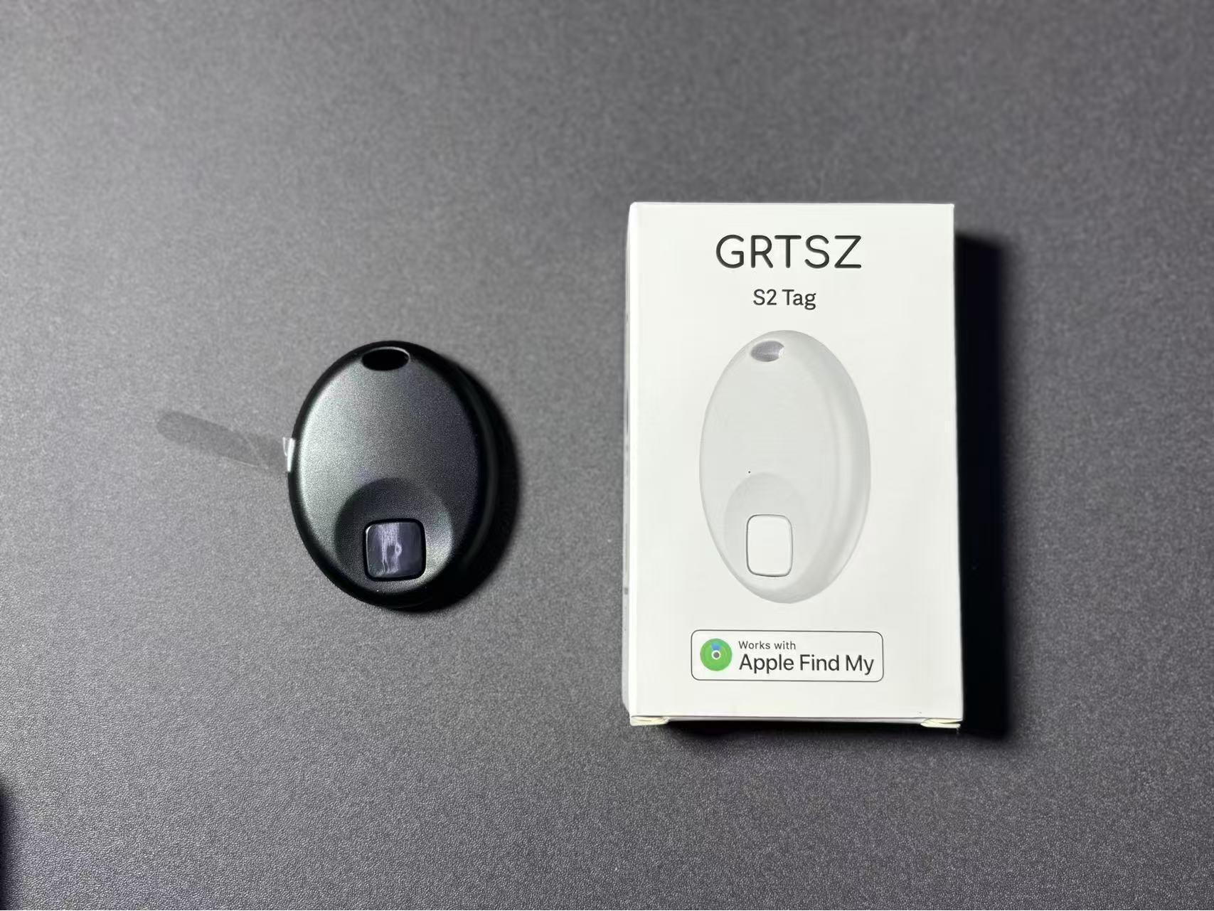 

FindMyiOS AirTag: Bluetooth Pet Tracker & Smart Anti-Lost Device чёрный