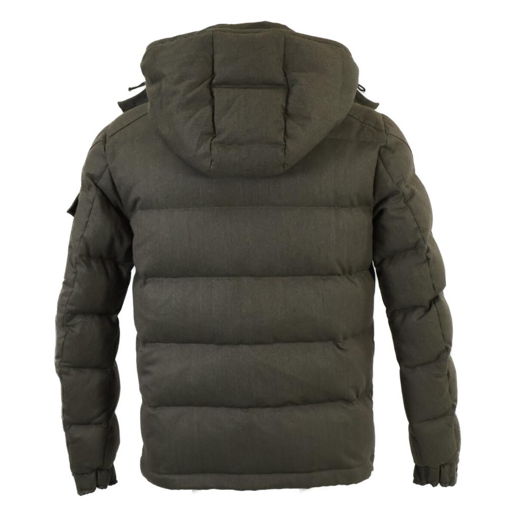 Moncler MONTGENEVRE Montgenevre Wool Down Jacket Jacket 1 khakiUsed